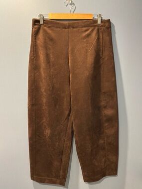 Max Studio Chocolate Brown Barrel Pants